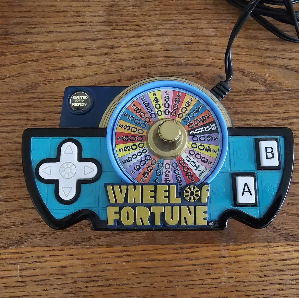 UNTESTED Vintage 2005 Wheel Of Fortune Plug N Play TV Video Game JAKKS Pacific